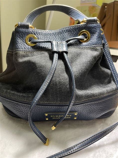 burberry blue label bucket bag